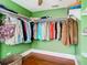 Large walk-in closet with double hanging rods and shelving at 510 Tighe Ave, Seffner, FL 33584