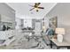 Spacious living room featuring neutral decor and ample natural light at 805 Woodcarver Ln, Brandon, FL 33510