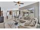 Open living room with ample natural light and seating area at 805 Woodcarver Ln, Brandon, FL 33510