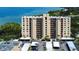 Condo building, water, and golf course views at 2616 Cove Cay Dr # 506, Clearwater, FL 33760