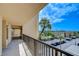 Building hallway with balcony view at 2616 Cove Cay Dr # 506, Clearwater, FL 33760
