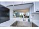 Stainless steel kitchen sink with a window view at 2616 Cove Cay Dr # 506, Clearwater, FL 33760