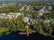 Community overview, showcasing lake, pool, and homes at 21631 Cormorant Cove Dr, Land O Lakes, FL 34637