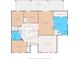 Two-story home floor plan with Primary suite and balcony at 21631 Cormorant Cove Dr, Land O Lakes, FL 34637