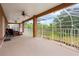 Spacious screened balcony offering tranquil outdoor space at 21631 Cormorant Cove Dr, Land O Lakes, FL 34637