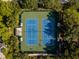 Well-maintained tennis and pickleball courts at 21631 Cormorant Cove Dr, Land O Lakes, FL 34637