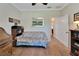 Spacious home office with hardwood floors and access to hallway at 2628 River Bend Dr, Ruskin, FL 33570