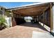 Covered parking area with paver driveway at 2628 River Bend Dr, Ruskin, FL 33570