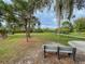 Dog park area with a bench to relax and play at 11818 Tetrafin Dr, Riverview, FL 33579