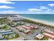 Aerial view of beach, community, and ocean at 6800 Sunset Way # 1708, St Pete Beach, FL 33706
