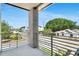 Exterior shot showcasing the balcony with an overview of the neighborhood at 2509 N Glenwood Dr, Tampa, FL 33602