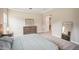 Comfortable bedroom with a queen bed and built-in dresser at 14292 Swiss Bridge Dr, Riverview, FL 33579