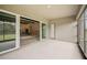 Spacious screened patio offering access to the interior living space at 14292 Swiss Bridge Dr, Riverview, FL 33579