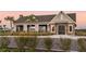 Community center with stone facade and covered patio at 14292 Swiss Bridge Dr, Riverview, FL 33579