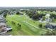 Aerial view of homes and golf course community at 6928 Stephens Path, Zephyrhills, FL 33542