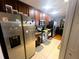 Modern kitchen with stainless steel appliances and ample cabinetry at 3316 Thistledown Ln, Land O Lakes, FL 34638