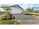 Charming single-Gathering home featuring a well-manicured lawn, paver driveway and a two-car garage at 4717 Blue Star Ct, North Port, FL 34289