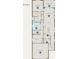 First floor plan showcasing an open concept layout with two bedrooms and two baths at 4717 Blue Star Ct, North Port, FL 34289