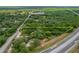 Aerial view showing home and surrounding land at 16637 Livingston Ave, Lutz, FL 33559