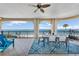 Spacious covered balcony provides stunning ocean views and a relaxing place to sit at 16300 Gulf Blvd # 300B, Redington Beach, FL 33708
