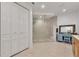 Bathroom featuring walk-in shower, vanity, and tile flooring at 16300 Gulf Blvd # 300B, Redington Beach, FL 33708