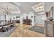 Stunning great room with plenty of room for seating, dining, and entertaining, with high ceilings at 16300 Gulf Blvd # 300B, Redington Beach, FL 33708