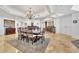 Expansive dining area featuring luxurious decor and tiled floors, perfect for hosting dinner parties at 16300 Gulf Blvd # 300B, Redington Beach, FL 33708