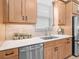 Kitchen features stainless steel dishwasher and sink at 4719 Cassio Ct, Bradenton, FL 34211