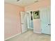 Spacious bedroom with double door closet and access to bathroom at 3800 Silverlake Way, Wesley Chapel, FL 33544