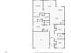 One-story home floor plan with 3 bedrooms, 2 baths, and a 2 car garage at 9538 Highland Ridge Dr, Hudson, FL 34667