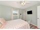 Bedroom with a double bed, dresser, and TV at 1402 Viscaya Dr, Port Charlotte, FL 33952