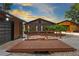 Unique home with a wooden footbridge leading to the house at 17501 Brown Rd, Odessa, FL 33556