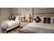 Two twin beds with nightstands and decorative pillows in a bright bedroom at 5053 N Beach Rd # 9, Englewood, FL 34223