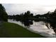 Scenic view of a calm lake surrounded by trees and green grass at 228 Star Shell Dr, Apollo Beach, FL 33572
