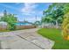 Large backyard with grassy area and a spacious deck at 2866 15Th N Ave, St Petersburg, FL 33713
