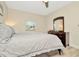 Bright bedroom with a queen-size bed and built-in dresser at 2866 15Th N Ave, St Petersburg, FL 33713