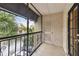 Screened balcony with storage closet and access to the outside at 5306 Santa Rosa Ct # 342, Tampa, FL 33609