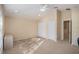 Bright bedroom with double door closet and access to hallway at 11140 Oyster Bay Cir, New Port Richey, FL 34654