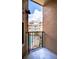 Private balcony overlooking the community pool and courtyard at 4221 W Spruce St # 1310, Tampa, FL 33607