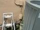 Exterior AC unit with electrical panel at 6297 Harcross Ct, Spring Hill, FL 34606