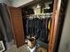 Spacious walk-in closet with ample hanging space and shelving at 6297 Harcross Ct, Spring Hill, FL 34606