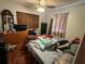Bedroom with ample closet space and wood-look flooring at 6297 Harcross Ct, Spring Hill, FL 34606