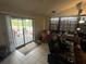 Casual dining area with sliding glass doors leading to the patio at 6297 Harcross Ct, Spring Hill, FL 34606