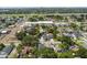 Scenic aerial view of a residential area with mature trees and well-maintained properties at 2909 W Spruce St, Tampa, FL 33607