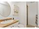 Bathroom with single sink vanity, toilet and shower at 11200 102Nd Ave # 60, Seminole, FL 33778