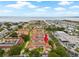Aerial view showing building location and surrounding area at 19029 Us Highway 19 N # 4-5, Clearwater, FL 33764