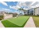 Putting green alongside community building at 19029 Us Highway 19 N # 4-5, Clearwater, FL 33764
