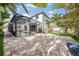 Home features a large backyard with a pool and patio area at 11116 Hoffner Edge Dr, Riverview, FL 33579