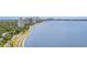 Scenic aerial view of the waterfront, road and cityscape at 2912 W Santiago St # 1703, Tampa, FL 33629