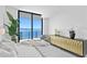 Spacious bedroom with king bed and water views at 2912 W Santiago St # 1703, Tampa, FL 33629